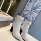LV ANKLE BOOT WHITE
