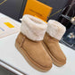 LV ASPEN PLATFORM ANKLE BOOT BEIGE 1AC79I