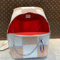 M20664 Racer Backpack Damier Spray Virgil Abloh white pink red