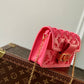 M20747 MINI DAUPHINE Monogram Reverse cross body bags shoulder bag rose red 20cm 25cm
