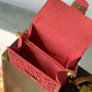 M20747 MINI DAUPHINE Monogram Reverse cross body bags shoulder bag rose red 20cm 25cm