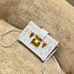 M20847 PETITE MALLE 20CM White Monogram Box bag