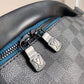 M40187 BUMBAG DamierCobalt fanny pack chest bag Men's bag black calfskin