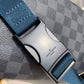 M40187 BUMBAG DamierCobalt fanny pack chest bag Men's bag black calfskin