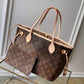 M40155 NEVERFULL PM tote bag monogram apricot MY HERITAGE subaxillary bag Handbag