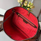 N41359 Neverfull PM red inside Damier Ebene Handbag subaxillary bag