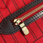 N41359 Neverfull PM red inside Damier Ebene Handbag subaxillary bag