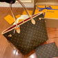 M41177 NEVERFULL MM monogram red INSIDE original quality