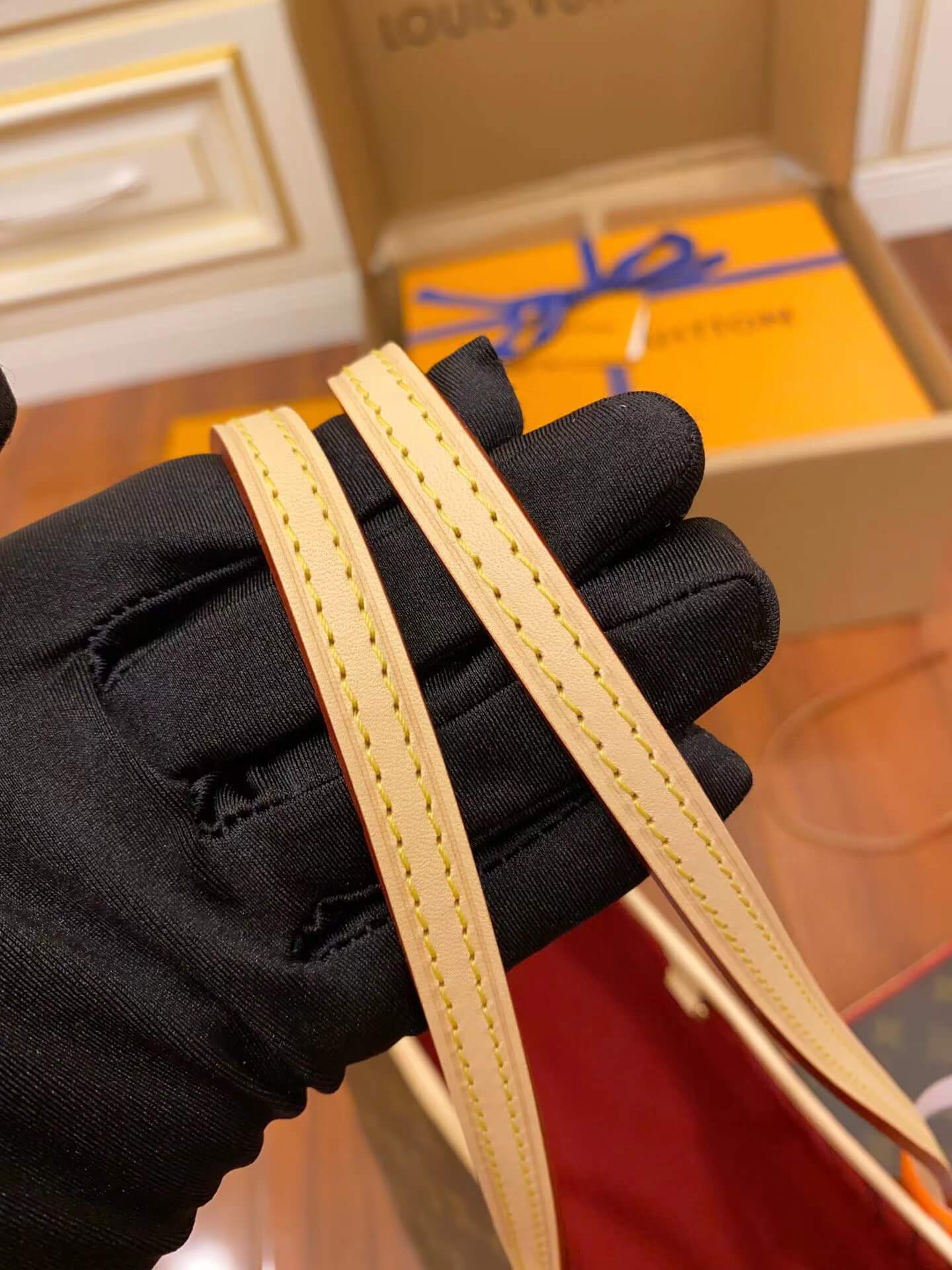 M41177 NEVERFULL MM monogram red INSIDE original quality