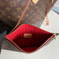 Neverfull M41177 RED INSIDE MM Shoulder tote bag M40995 Monogram GHW Used