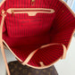 Neverfull M41177 RED INSIDE MM Shoulder tote bag M40995 Monogram GHW Used
