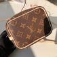 M41346 NANO NOE Nano Lockit cross body bags brown calfskin monogram mini 13cm