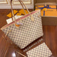 M41605 NEVERFULL MM Damier Ebene WHITE PINK INSIDE original quality
