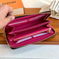 M41894 Zippy Wallet rose red monogram clutch bag Women purse Free shipping