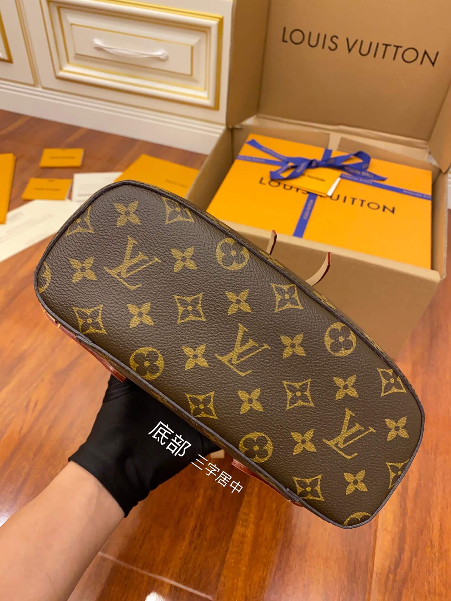 M43431 backpack montsouris brown calfskin Monogram