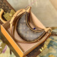 M81098 Moon Bag brown canvas monogram leather