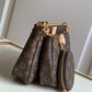 M44813 multi pochette accessoires Khaki dark green monogram