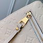 M44738 M44881 Pochette Métis WHITE Tourterelle Monogram Empreinte Leather