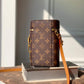 M44914 Vertical Box Trunk brown monogram 16.5cm