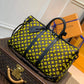 M45069 Keepall Triangle BANDOULIÈRE 50 Tuffetage Handbag cross body bags shoulder bag yellow calfskin Monogram