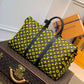 M45069 Keepall Triangle BANDOULIÈRE 50 Tuffetage Handbag cross body bags shoulder bag yellow calfskin Monogram
