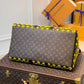 M45069 Keepall Triangle BANDOULIÈRE 50 Tuffetage Handbag cross body bags shoulder bag yellow calfskin Monogram