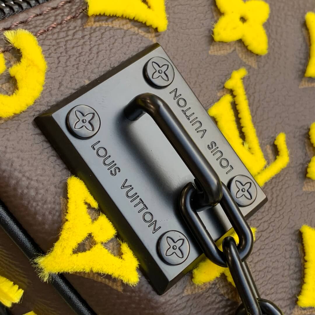 M45069 Keepall Triangle BANDOULIÈRE 50 Tuffetage Handbag cross body bags shoulder bag yellow calfskin Monogram