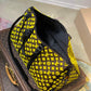 M45069 Keepall Triangle BANDOULIÈRE 50 Tuffetage Handbag cross body bags shoulder bag yellow calfskin Monogram