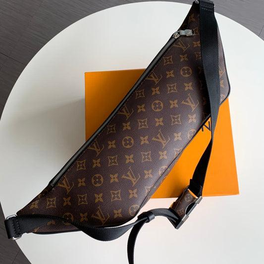 M45337 Damier Graphite cross body bags brown fanny pack calfskin Men's bag bumbag