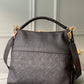 M45522 MAIDA HOBO Melie black monogram subaxillary bag 30cm