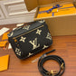 M45773 POCHETTE MÉTIS SHOULDER CROSS BODY BAGS BLACK 25cm