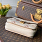 M45596 POCHETTE MÉTIS SHOULDER CROSS BODY BAGS WHITE 25cm Top quality