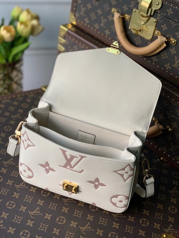 M45596 POCHETTE MÉTIS SHOULDER CROSS BODY BAGS WHITE 25cm Top quality