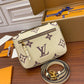 M45596 POCHETTE MÉTIS SHOULDER CROSS BODY BAGS WHITE 25cm