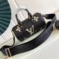 M45708 Papillon BB prefall Papillon trunk toile shoulder bag black calfskin Monogram Empreinte