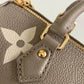 M45708 Papillon BB prefall Papillon trunk toile shoulder bag grey calfskin Monogram Empreinte