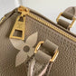 M45708 Papillon BB prefall Papillon trunk toile shoulder bag grey calfskin Monogram Empreinte