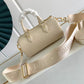 M45708 Papillon BB prefall Papillon trunk toile shoulder bag milk white calfskin Monogram Empreinte
