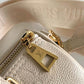 M45708 Papillon BB prefall Papillon trunk toile shoulder bag milk white calfskin Monogram Empreinte