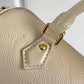 M45708 Papillon BB prefall Papillon trunk toile shoulder bag milk white calfskin Monogram Empreinte