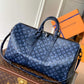 M45731 KEEPALL BANDOULIÈRE 50 Monogram Shadow blue