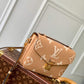 M45773 Pochette Metis Monogram Empreinte shoulder cross body bag brown