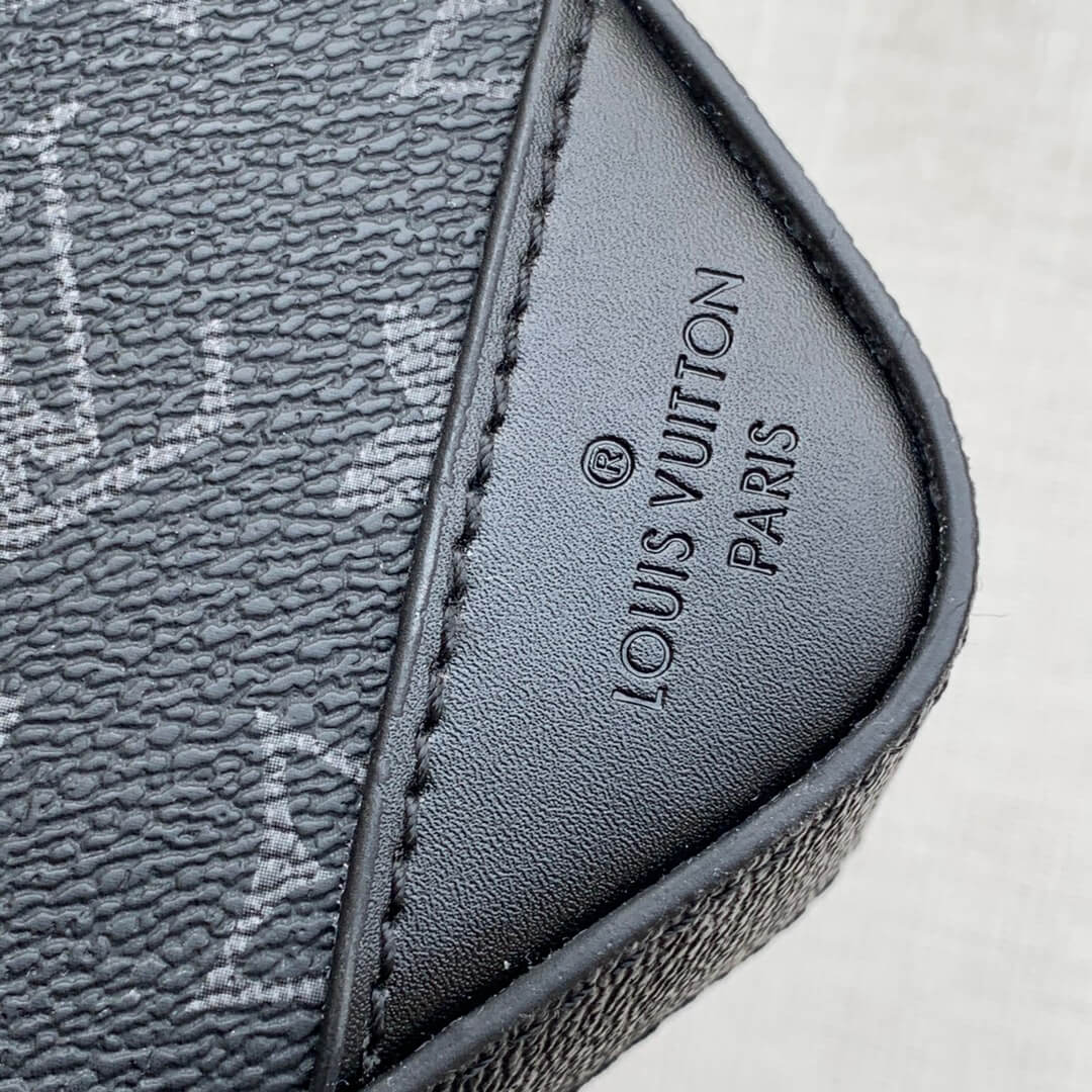 M45965 NIGO Trio shoulder bag cross body bags messenger bag black Men's bag Monogram