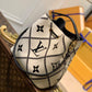 M46023 bucket bag NéoNoé Monogram Empreinte shoulder bag cross body bags milk white calfskin