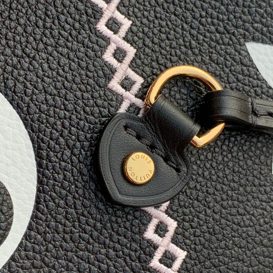 M46040 Neverfull MM Monogram Malletage Empreinte black Tote