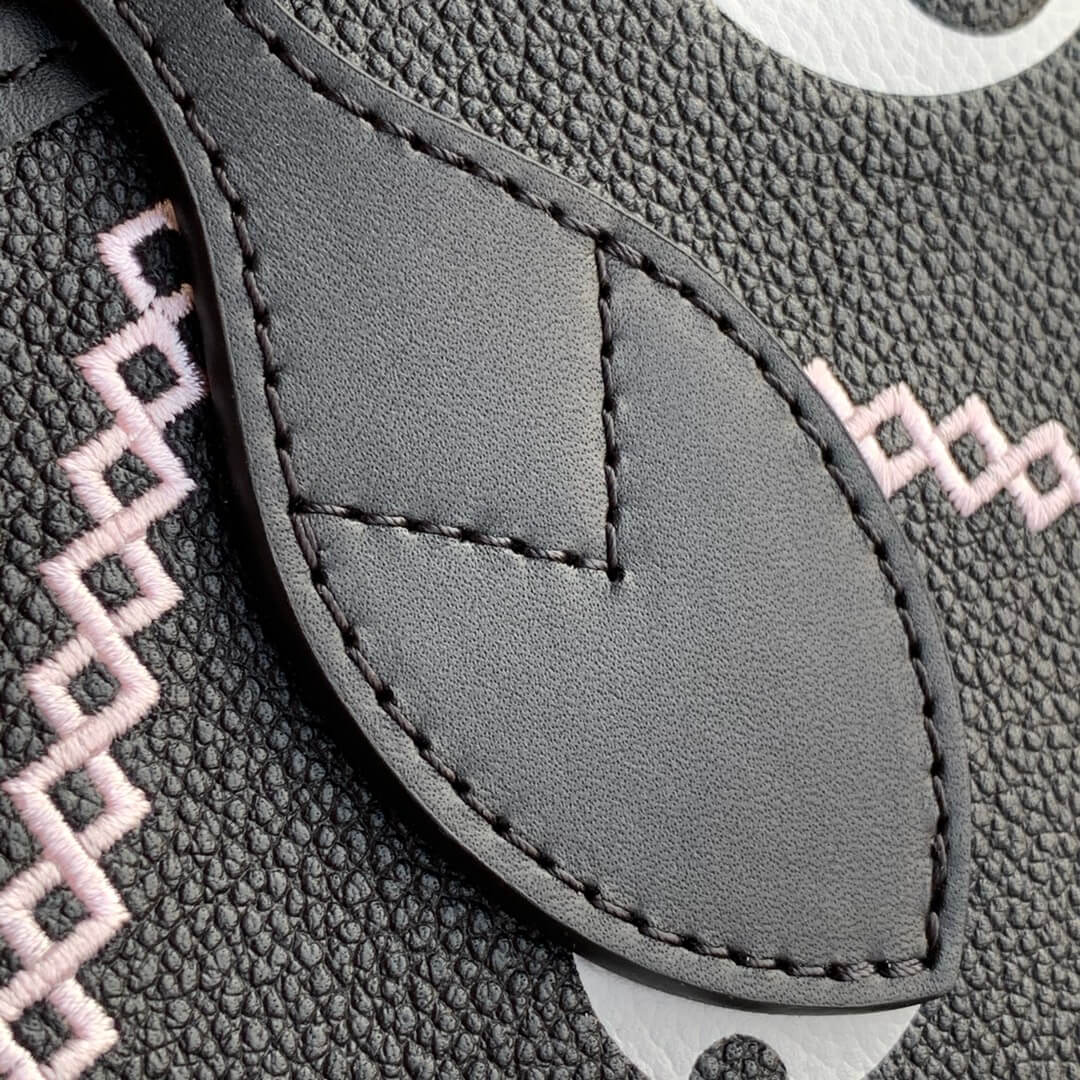 M46040 Neverfull MM Monogram Malletage Empreinte black Tote