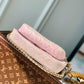 M46093 Multi Pochette Accessoires Handbag cross body bags shoulder bag pink calfskin Monogram Empreinte