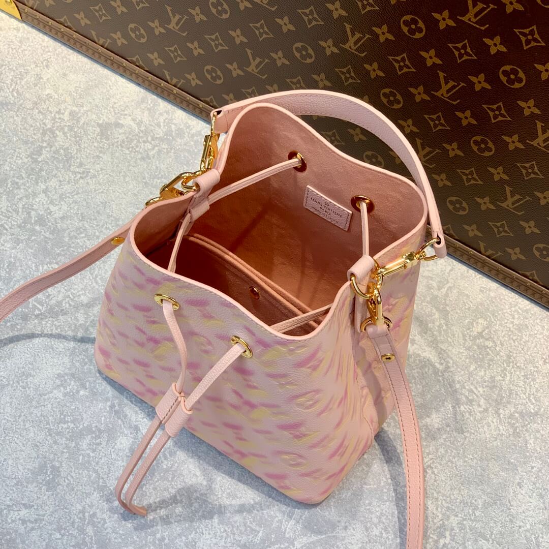 M46174 pink NéoNoé BB Bucket bag Monogram Empreinte