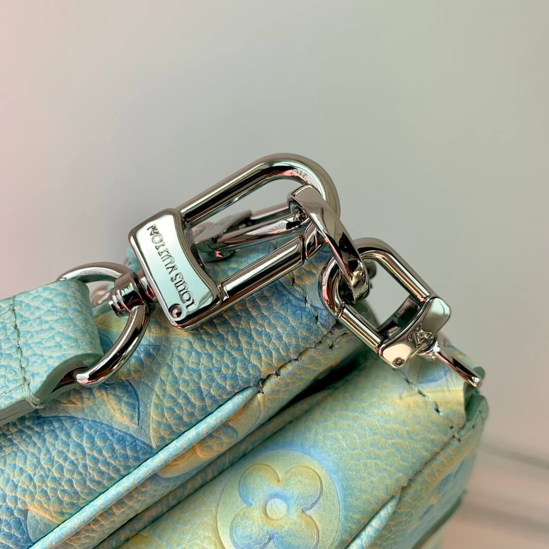 M46180 Multi Pochette Accessoires Handbag cross body bags shoulder bag green calfskin Monogram Empreinte