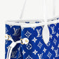 M46220 Match neverfull Monogram Handbag blue calfskin monogram